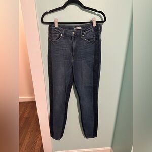 Good American Two Tone Blue Skinny Jeans